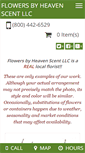 Mobile Screenshot of flowersbyheavenscentllc.com